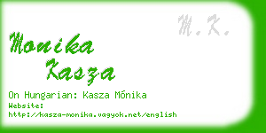 monika kasza business card
